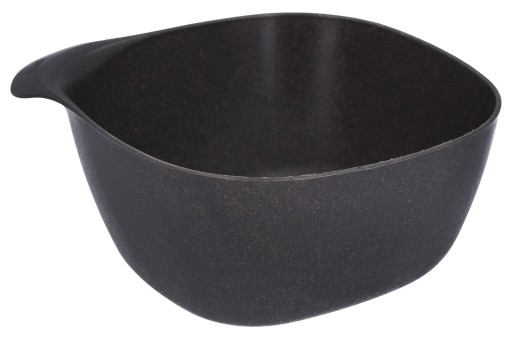MISKA NA OBALU S RÚČKOU 0,75L MÁLA 14x17 CM MISKA HNEDÁ PLAST BIO