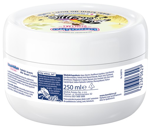 Ľahký krém pre deti BAMBINO KIDS + Panthenol