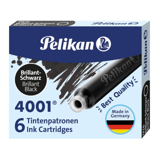 Náplne do plniaceho pera 4001 krátke TP/6 PELIKAN
