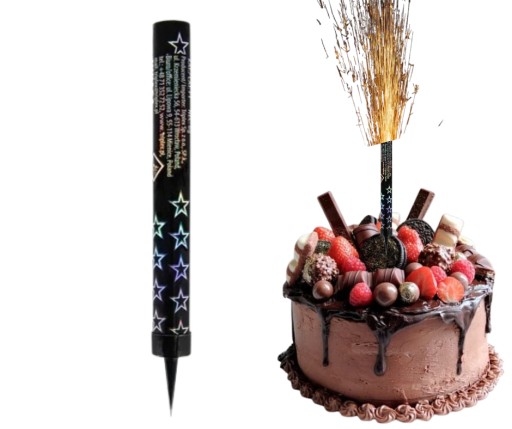 Tortová fontánová narodeninová torta RACA 12cm 1ks