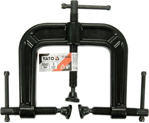 SVORKA TROJITÁ LIATINA Skrutková 62 X 62 mm YATO