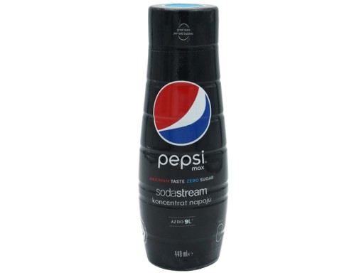 PEPSI MAX NULOVÝ KONCENTRÁT SIRUP PRE SODASTREAM SATURATOR 9L DRINK s 440ml