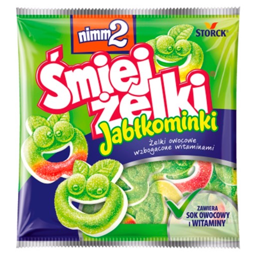 nimm2 Śmiejżelki Jabłkominki Ovocné želé 90 g