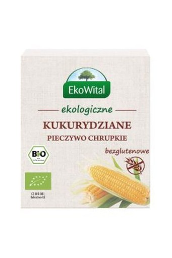 Bio kukuričný chrumkavý chlieb 100g - EkoWital