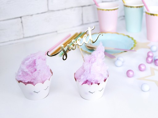 Košíčky na muffiny Unicorn - farebné, 6 ks.