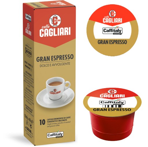 Kapsule Caffitaly pre Cafissimo * Gran Espresso 10