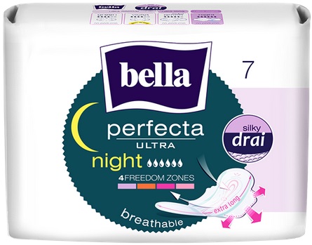 Bella Perfecta Ultra Night hygienické vložky 7 ks