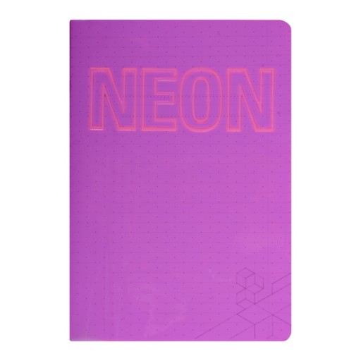 KIN NEON NOTEBOOK PP A5 42 STRÁN 80 G. MIEŠKA MIX