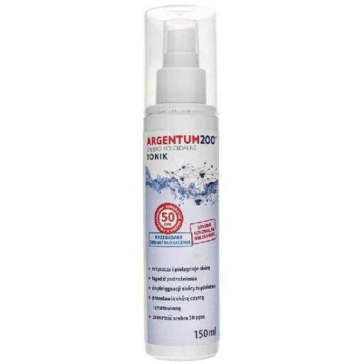 Aura Herbals Koloidné striebro 50 ppm Argentum 200 150 ml TONIC