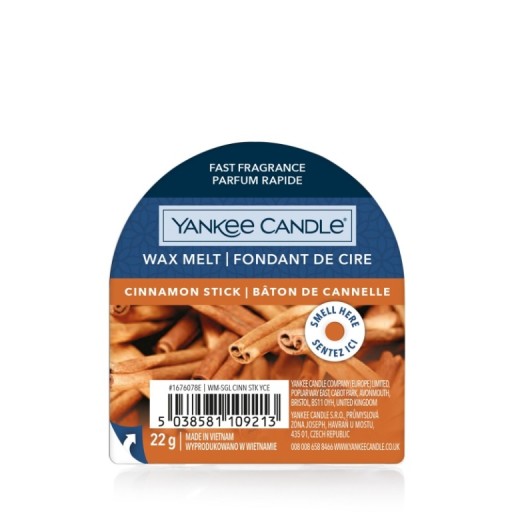 Cinnamon Stick Yankee Candle - nový vonný vosk