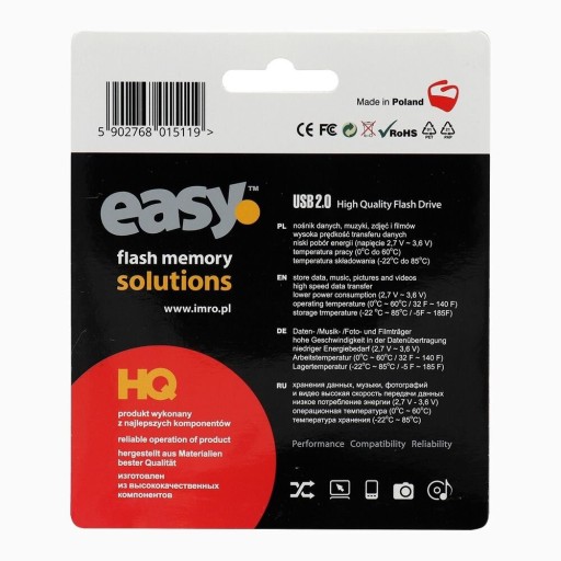 Prenosná pamäť Pendrive Imro Easy ECO 32GB