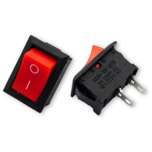 KCD1 101 kolískový vypínač 6A 250V ON OFF