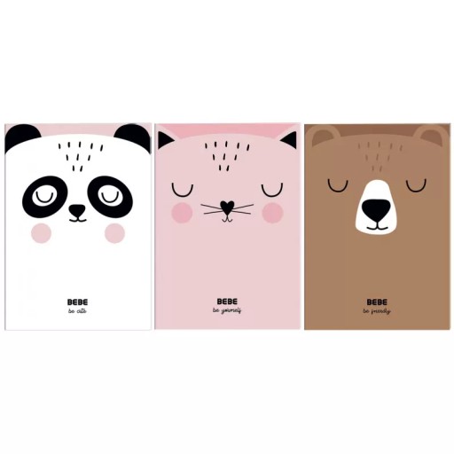 SMOOTH NOTEBOOK BB FRIENDS B6/32K INTERPRINT