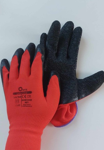 Rukavice Onyx Red Late veľkosť 8/M - 12 párov