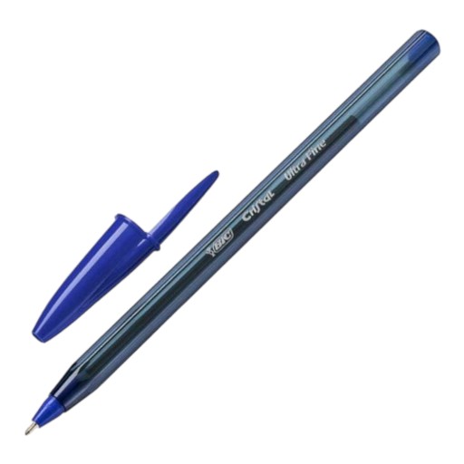 BIC modré Cristal Exact ultra jemné guľôčkové pero
