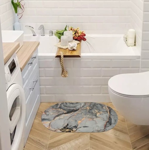 KÚPEĽŇOVÁ PODLOŽKA RÝCHLOSCHNÚCE ABSORBČNÍ PROTIŠMYKOVÝ KOBEREC 40x60