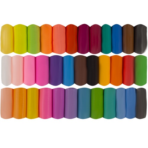 Penová plastelína Polymérová hlina Magic Plastic Play Dough x 36