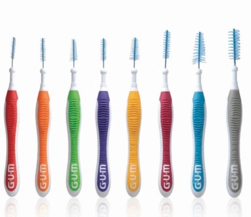 Medzizubné kefky na ústnu hygienu 0,6 mm vres SUNSTAR 6 ks