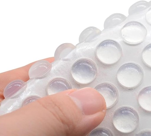 SAMOLEPIACIE NÁBYTOKOVÉ NÁBYTOKOVÉ NÁRAZNÍKY SILIKÓNOVÉ GUMY 15 x 3 mm 30 ks