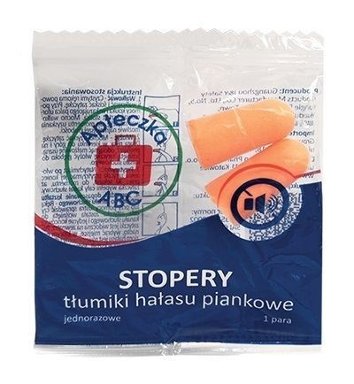 STOPPERS Penové tlmiče hluku x 1 pár (ABC súprava prvej pomoci) ZÁTKY UŠE