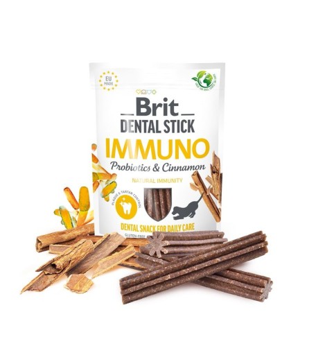 BRIT DENTAL STICK IMMUNO PROBIOTICS & CINNAMON 251g