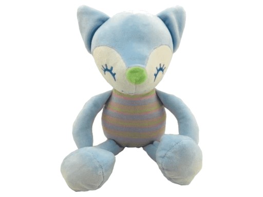 MASKOT PLYŠOVÁ HRAČKA PRE DETI MODRÁ LÍŠKA