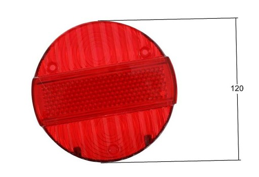 simson LAMP SHADE zadné svetlo na SIMSON S51 MZ ETZ okrúhle LARGE