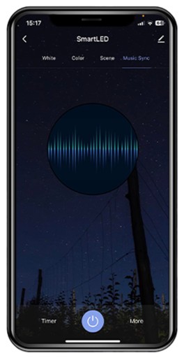 GU10 RGB CCT LED žiarovka + Biela WiFi TUYA SMART