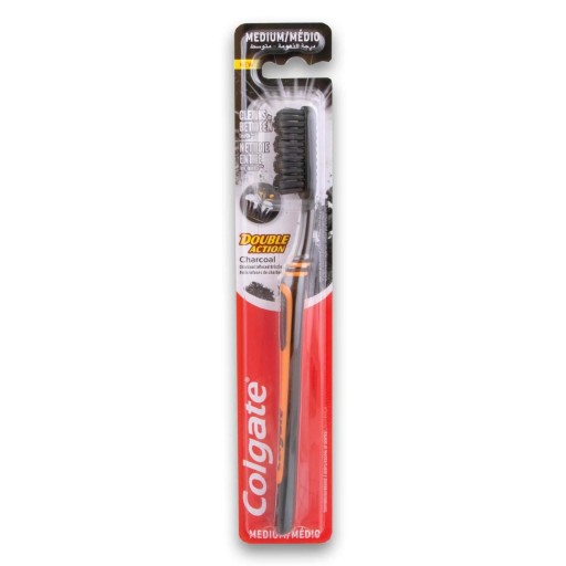 Klasická zubná kefka Colgate Charcoal Double