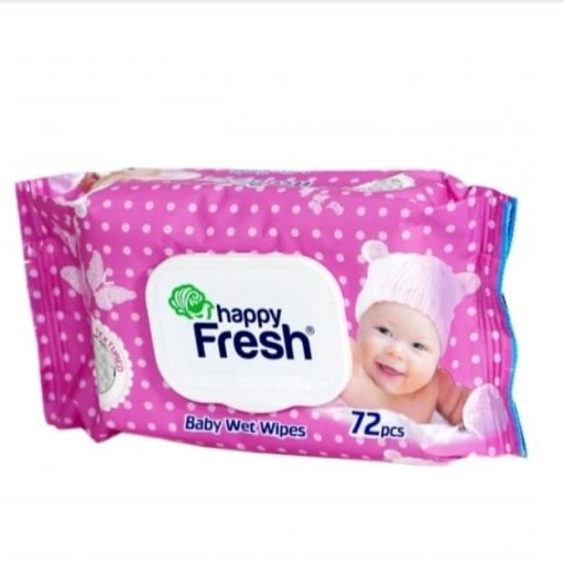 Happy Fresh A72 vlhčené obrúsky s klipom