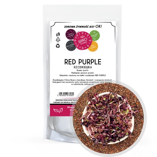 Red Purple red - semená na klíčky 100g