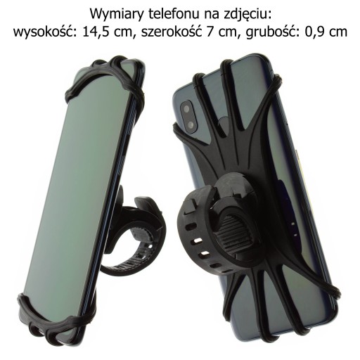 Držiak smartfónu na bicykel - otočný o 360°