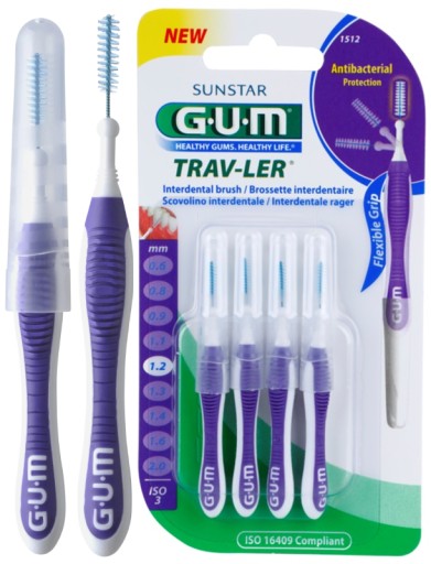 Gum Trav-Ler medzizubné kefky 1,2 Mm 4 ks