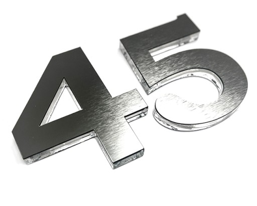 Číslo dverí, číslo 5 alebo iné! Číslo 3D!
