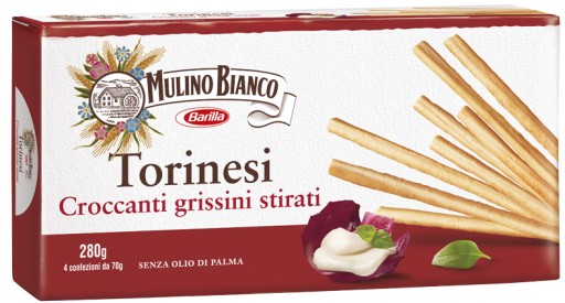 Mulino Bianco Torinesi tyčinky bez palmového oleja 280 g