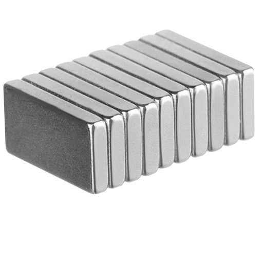 NEODYMIOVÉ MAGNETY 10X5X1MM 10KS PLOCHÉ