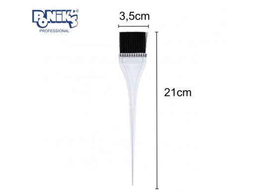Štetec na farbenie vlasov transparentný 3,5 cm BP044