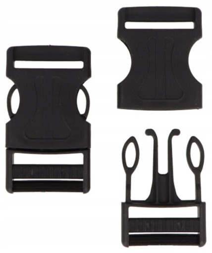 Plastová pracka na opasok 3cm 30mm - 6 ks