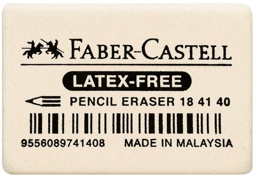 FABER-CASTELL Guma z prírodného kaučuku na mazanie a odieranie MEDIUM bez latexu