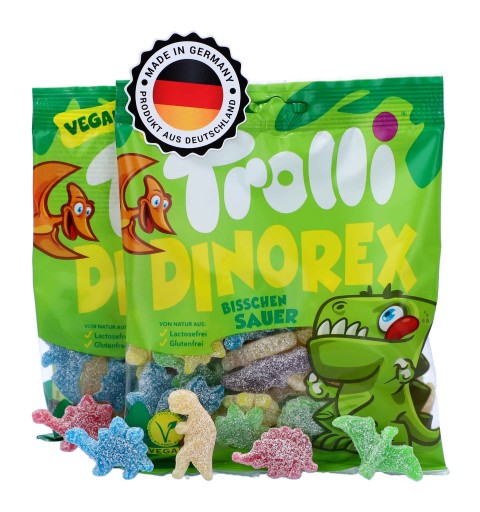 TROLLI DinoRex kyslé Dinosaurs ovocné želé 150g