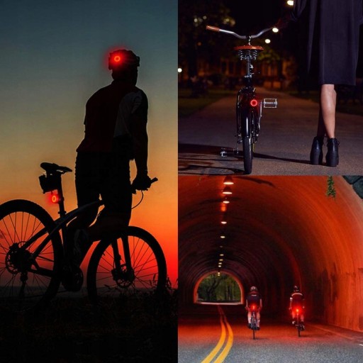 LED ZADNÁ BICYKELOVÁ LAMPA ZADNÉ OSVETLENIE NA BICYKEL