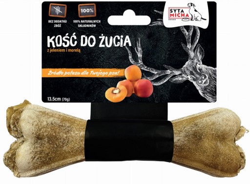 SATITE MICHA PSIA KOST, MARHUĽOVÁ JELEŇ, 13,5 CM