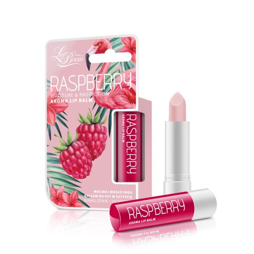 LA BOOM AROMA BALZAM NA PERY RASPBERRY/RASPBERRY BAZAM NA PERY BAMBUCKÉ MASLO