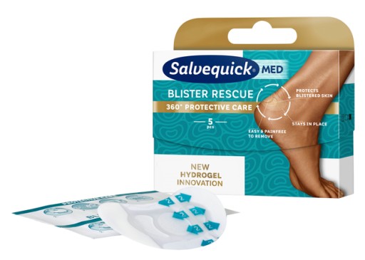 Salvequick Blister Rescue Heel BLASTERS 5 kusov