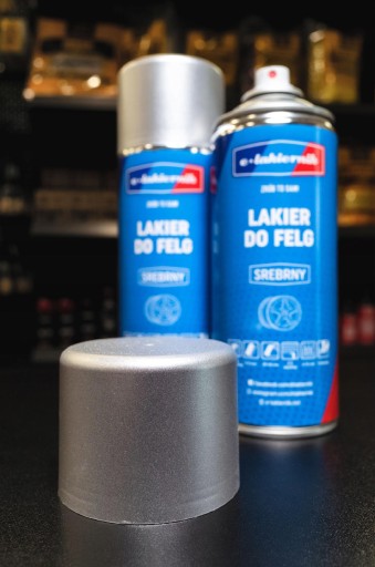 Lak na hliníkové ráfiky Silver Spray 400ml e-lak