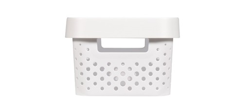 Box Košík Úložná nádoba 4,5L biela