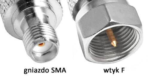 RF adaptér SMA/gn-F/wt 50Ohm