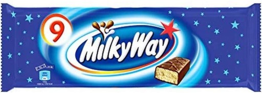 Tyčinky Milky Way 9 kusov, 193,5 g