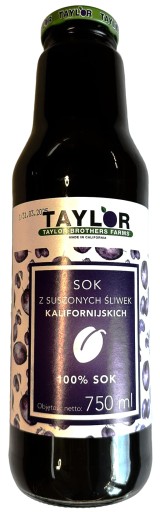 CALIFORNIA SUŠENÁ ŠŤAVA 100% TAYLOR 750ml