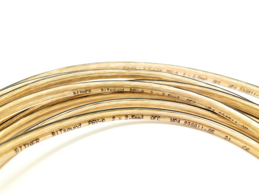 BITNER KÁBEL REPRODUKTOROVÝ KÁBEL 100% ČISTÁ MEĎ Cu 2x2,5 mm2 OFC